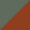 Light Brown/Dark Brown Mirror Pale Gold