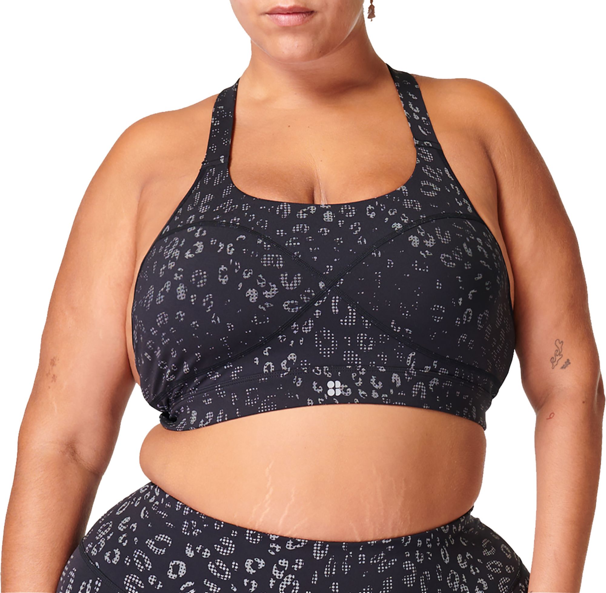 Blk Rflctve Leopard Print