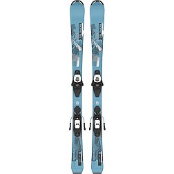 Salomon '23-'24 Youth QST Jr. M Skis and L6 GW J2 80 Binding Ski Package