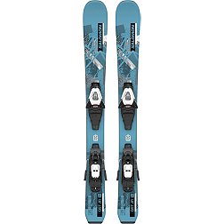 Salomon '23-'24 Youth QST Jr. XS Ski and C5 GW J75 Binding Ski Package