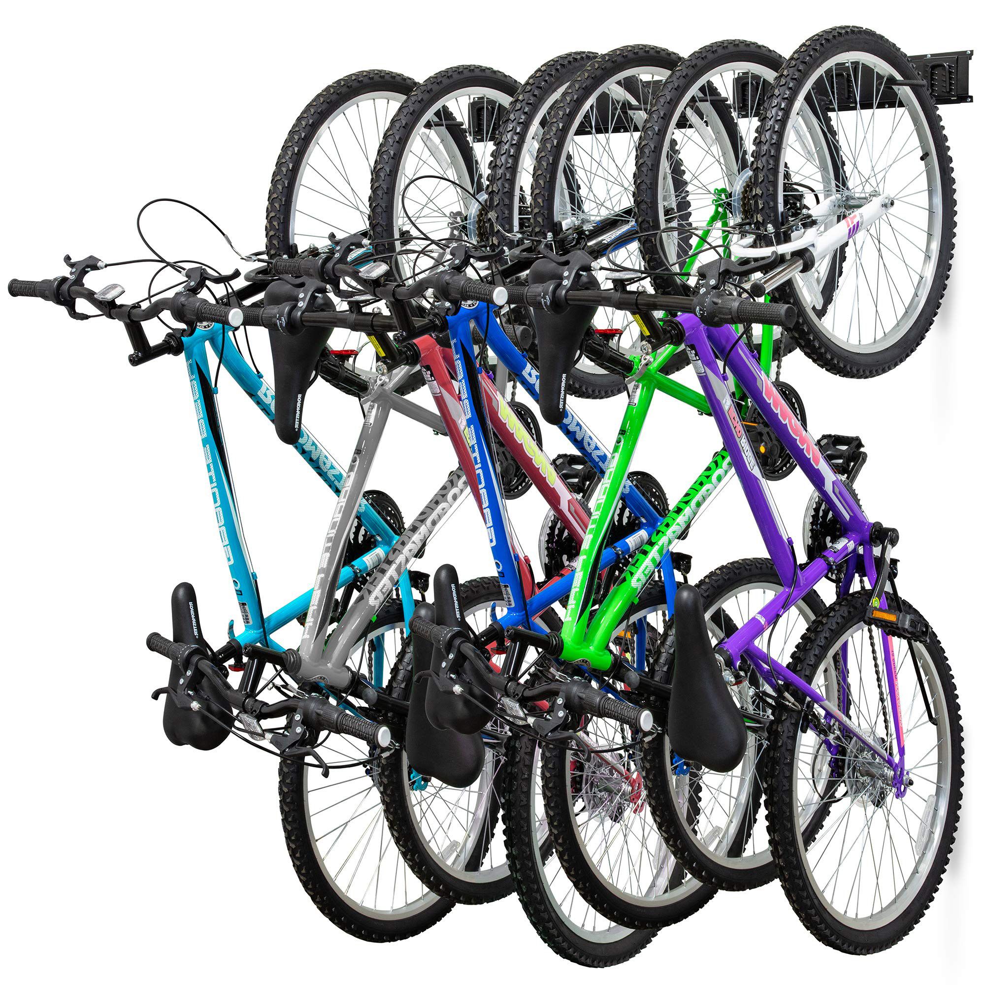 Photos - Cycling Clothing Saris RaxGo Wall Mounted Bike Rack with 6 Adjustable Hooks 23SARARXGWLLMNTDBSTR 