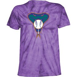 Stitches Youth Arizona Diamondbacks Purple Tie Dye T-Shirt