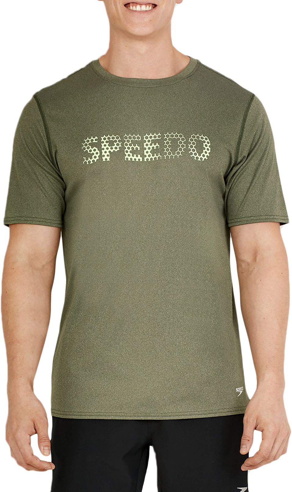 Speedo Men's Graphic Short Sleeve Swim Shirt