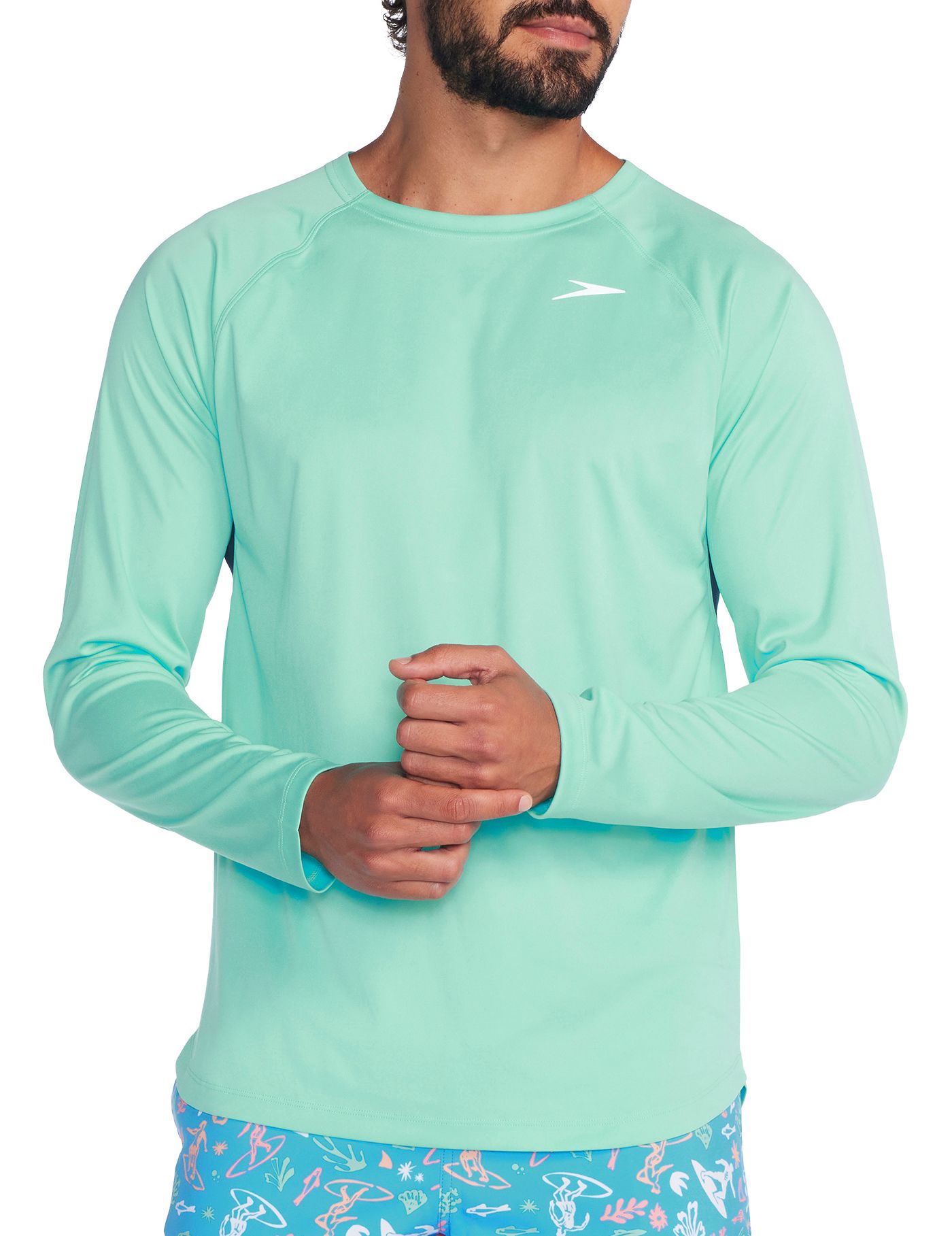 Speedo Men's Long Sleeve Swim Shirt