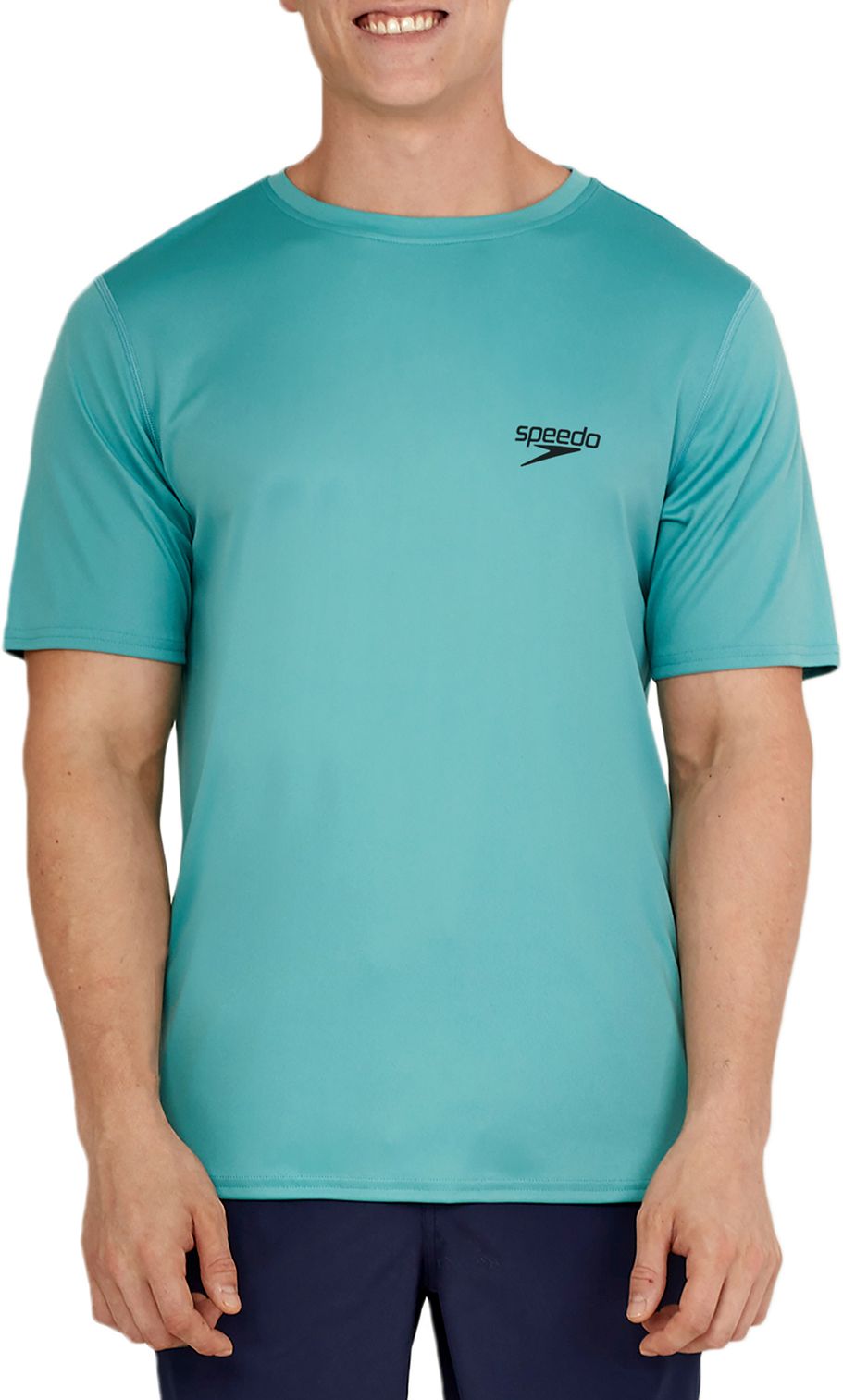 Speedo Men's Short Sleeve Graphic Swim Shirt