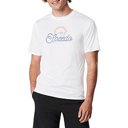 Speedo Men's Short Sleeve Graphic Swim Shirt