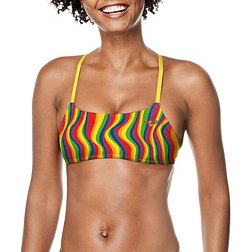 Speedo Women's Pride Printed Strappy Swim Top