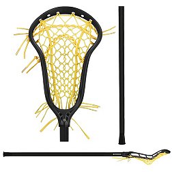 Stringking Women's Complete 2 Pro Defensive Lacrosse Stick With Metal 3 Shaft - High Pocket