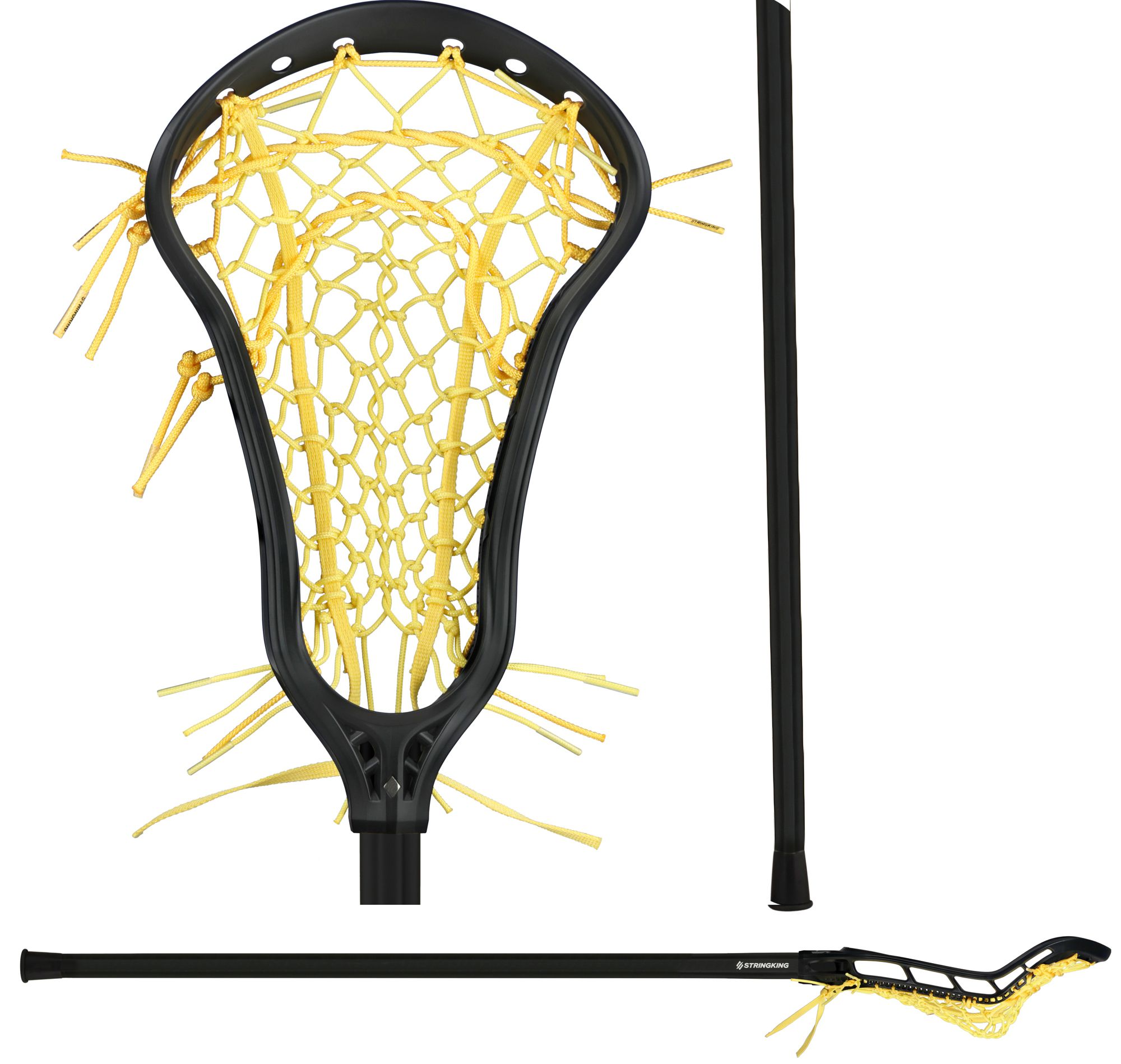 StringKing Women's Complete 2 Pro Offense Lacrosse Stick - Tech Trad Pocket - Metal 3 Pro Shaft