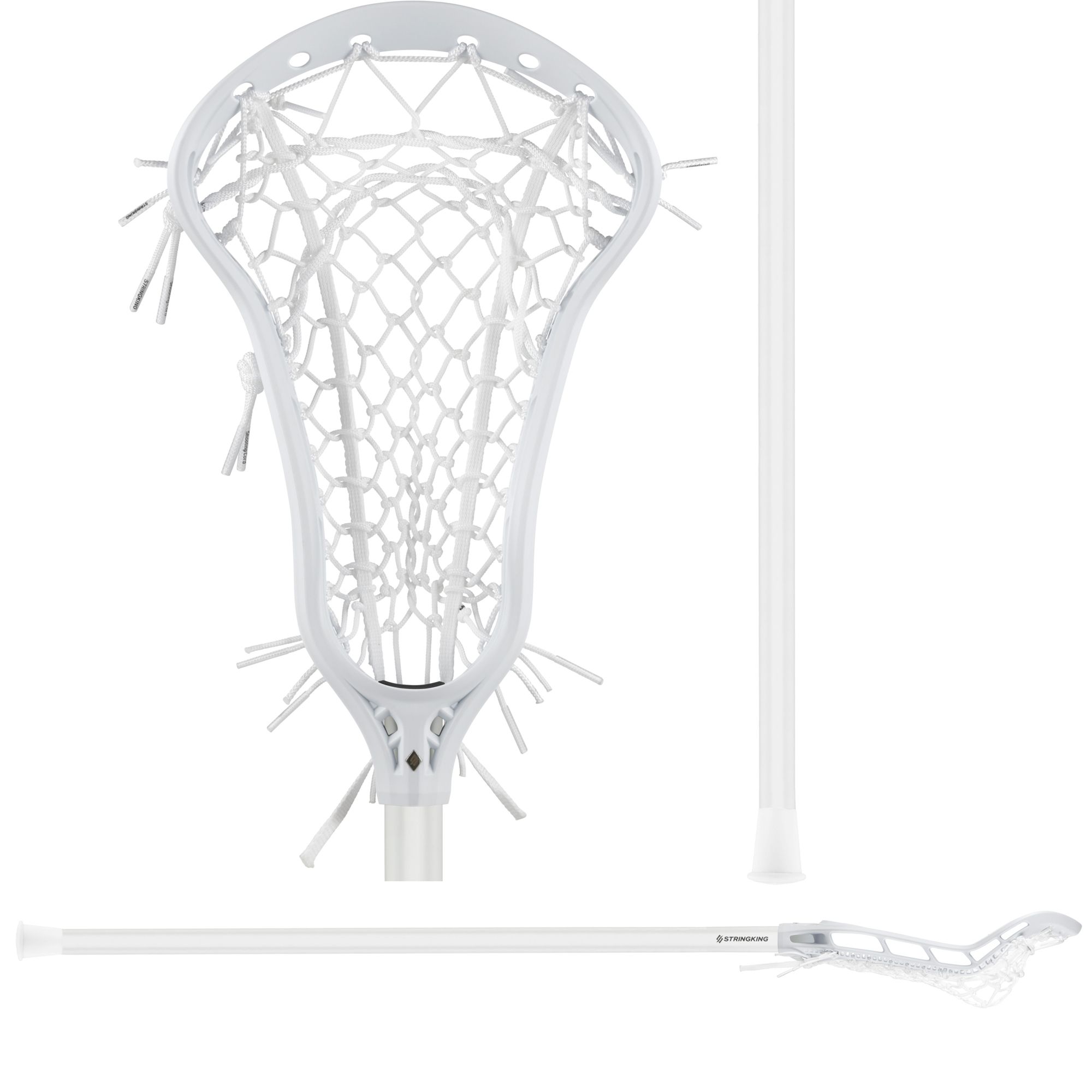 StringKing Women's Complete 2 Pro Offense Lacrosse Stick - Tech Trad Pocket - Metal 3 Pro Shaft