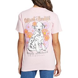 Simply Southern Women's Dalmatian Graphic T-shirt