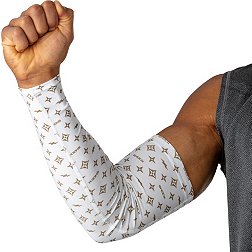 White Compression Arm Sleeve