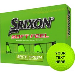 Srixon 2023 Soft Feel Matte Green Personalized Golf Balls