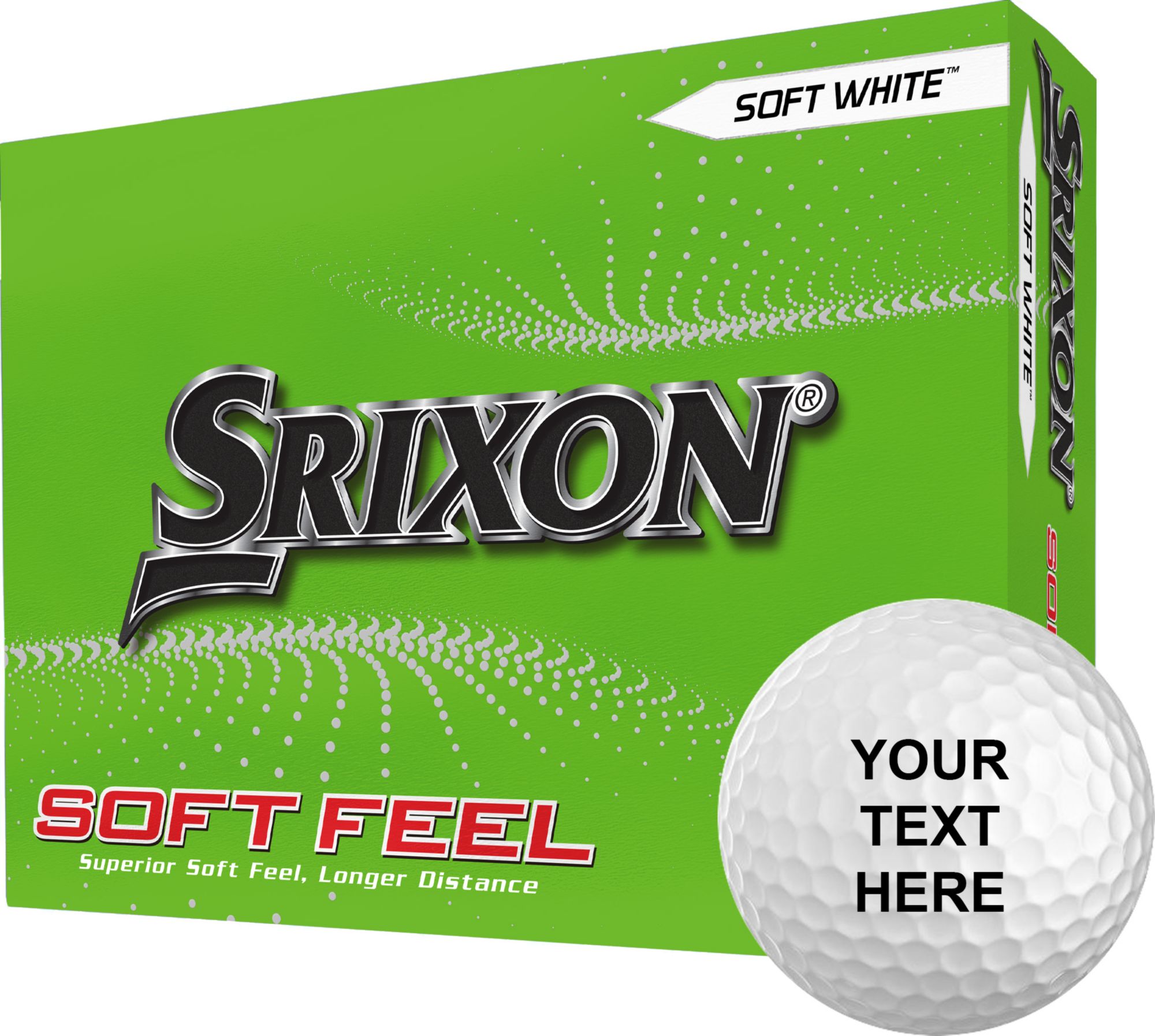 Srixon 2023 Soft Feel Personalized Golf Balls, Men's, Pink