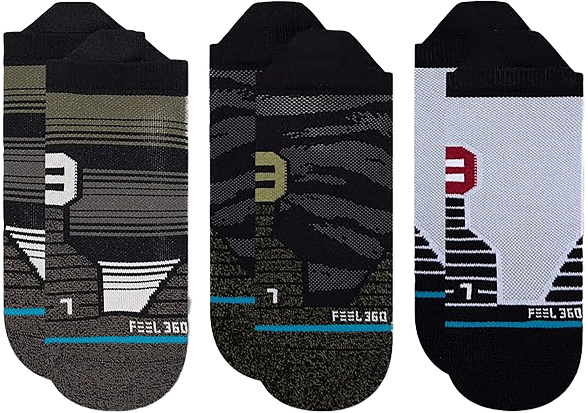 Stance Men's Athletic Tab 3-Pack Socks