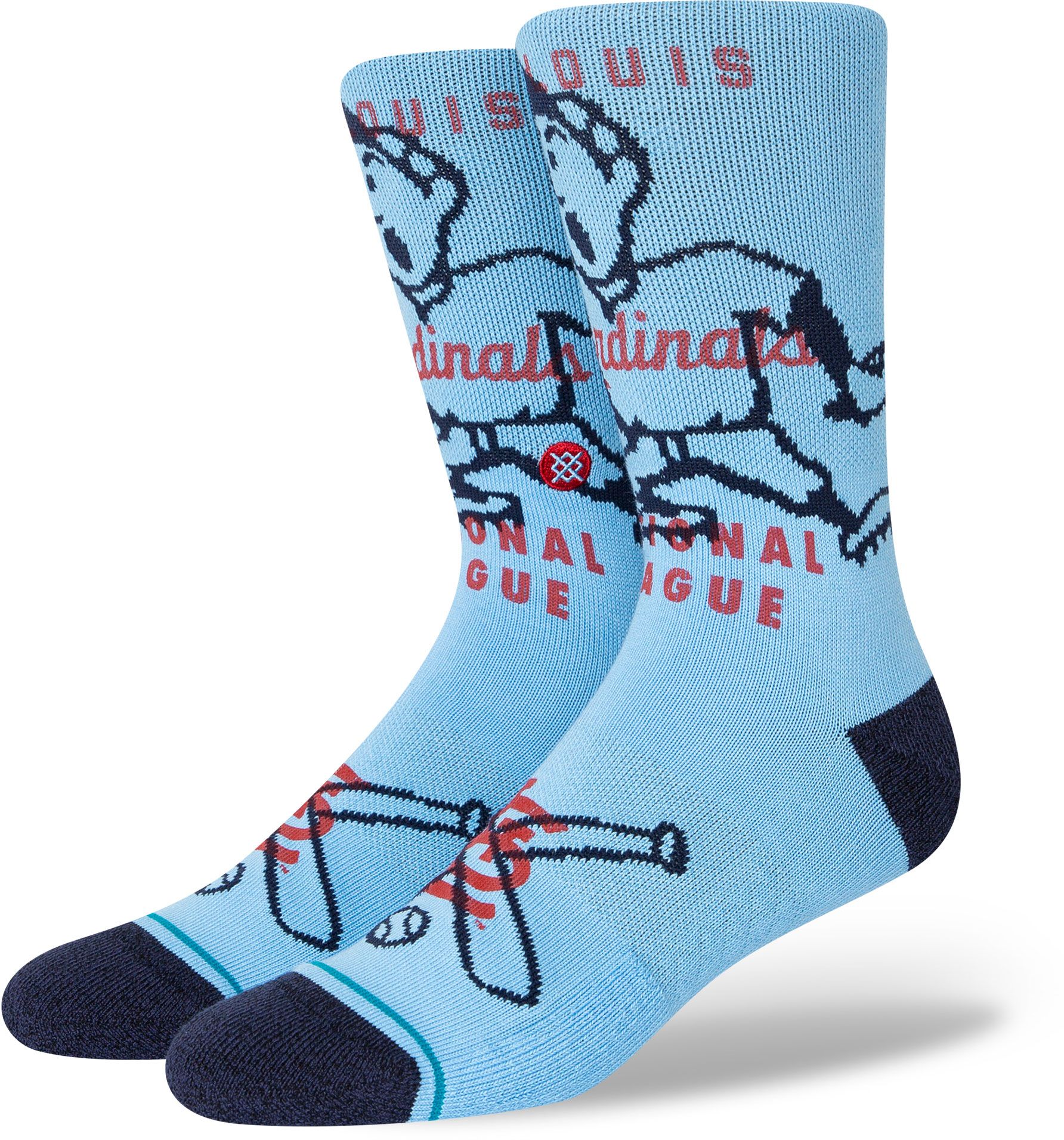 Stance St. Louis Cardinals Blue Hey Batter Crew Sock