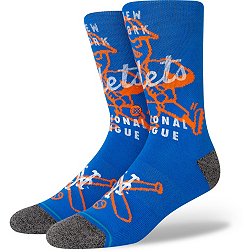 Stance New York Mets Blue Hey Batter Crew Sock