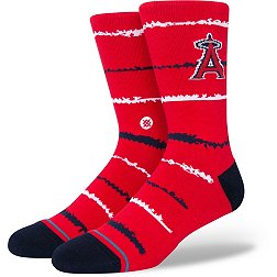 Stance Los Angeles Angels Red Chalk Crew Sock