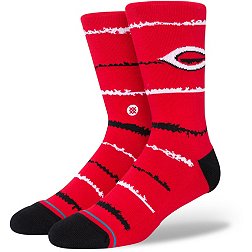 Stance Cincinnati Reds Red Chalk Crew Sock