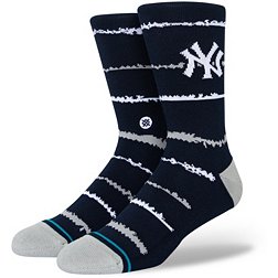 Stance New York Yankees Dark Blue Chalk Crew Sock