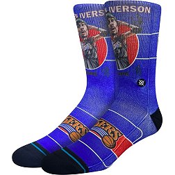 Stance Adult Philadelphia 76ers Allen Iverson Big Head Socks