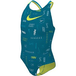 Nike Girls' Spiderback One-Piece Swimsuit