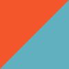 Orange/Blue/White