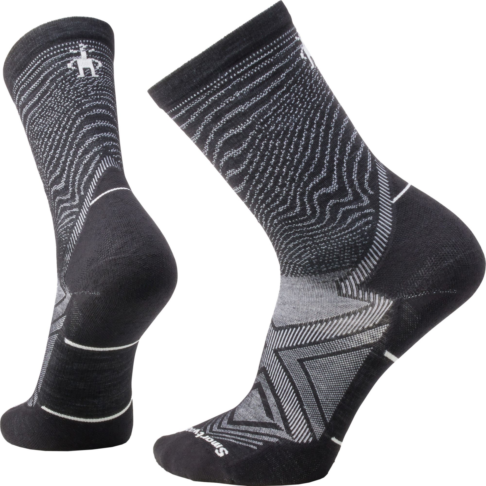 SmartWool Adult Trail Run Targeted Cushion Crew Socks, Men