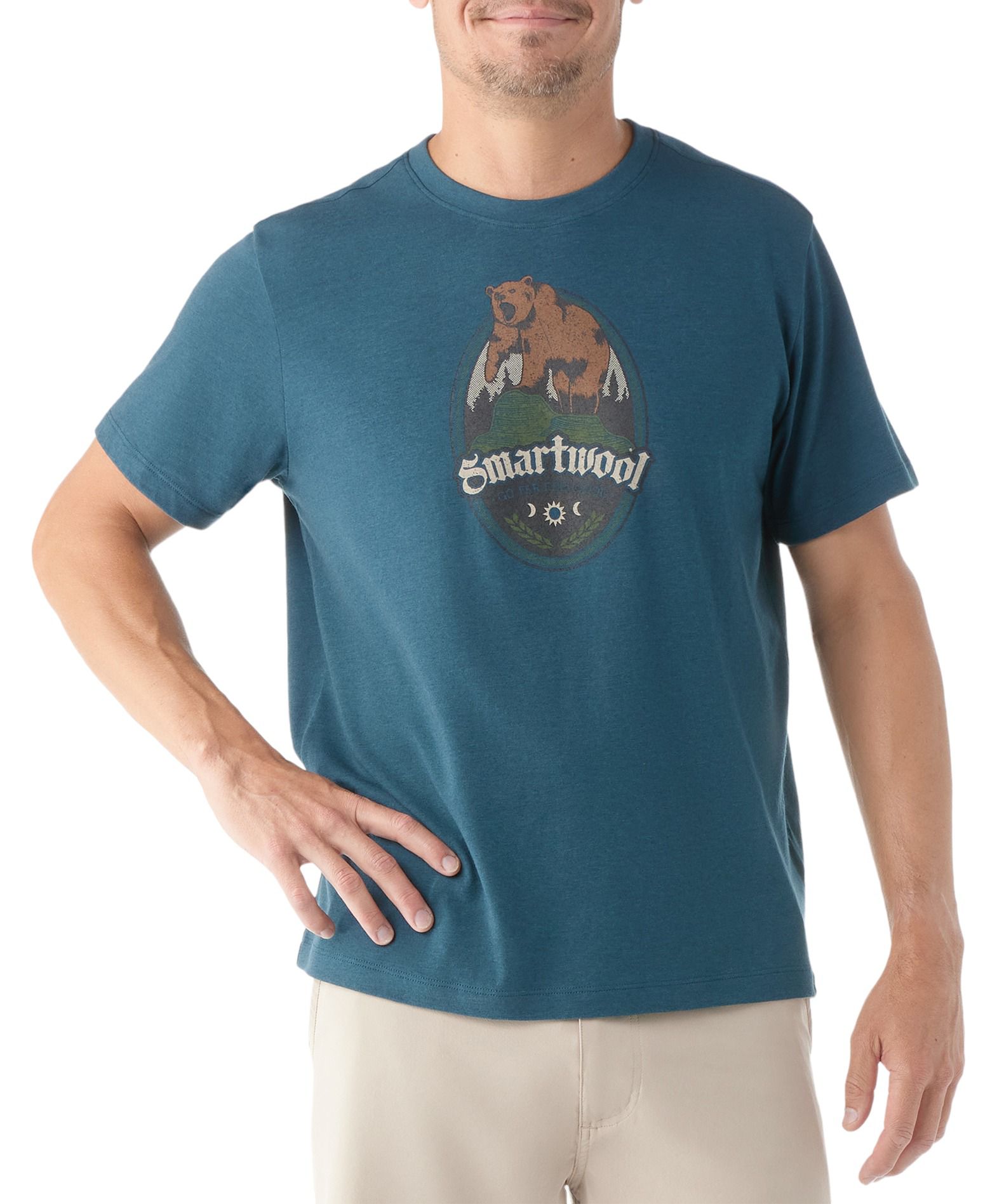 SmartWool Adult Bear Country Graphic Short Sleeve T-Shirt, Men