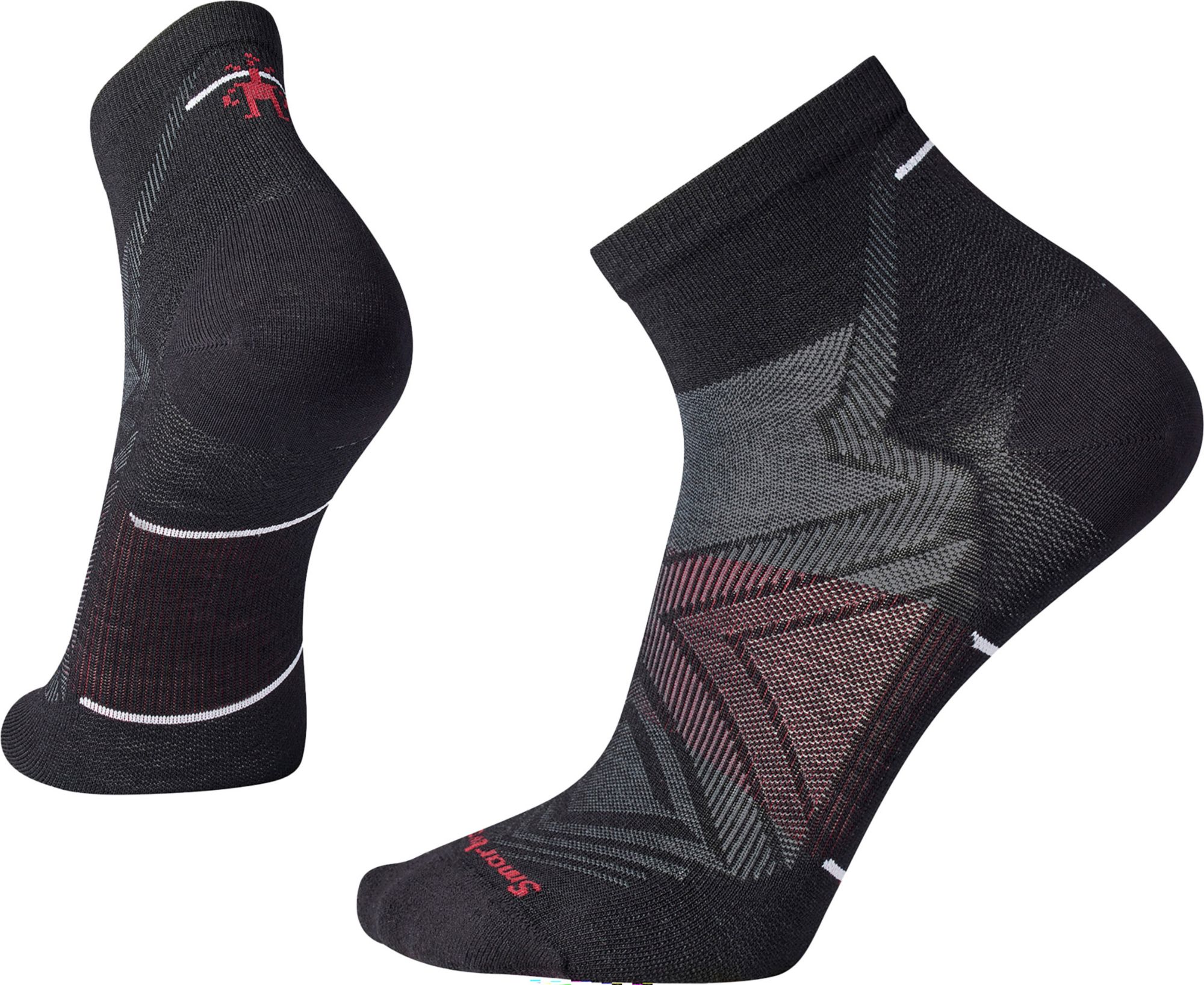 SmartWool Men's Run Zero Cushion Ankle Socks