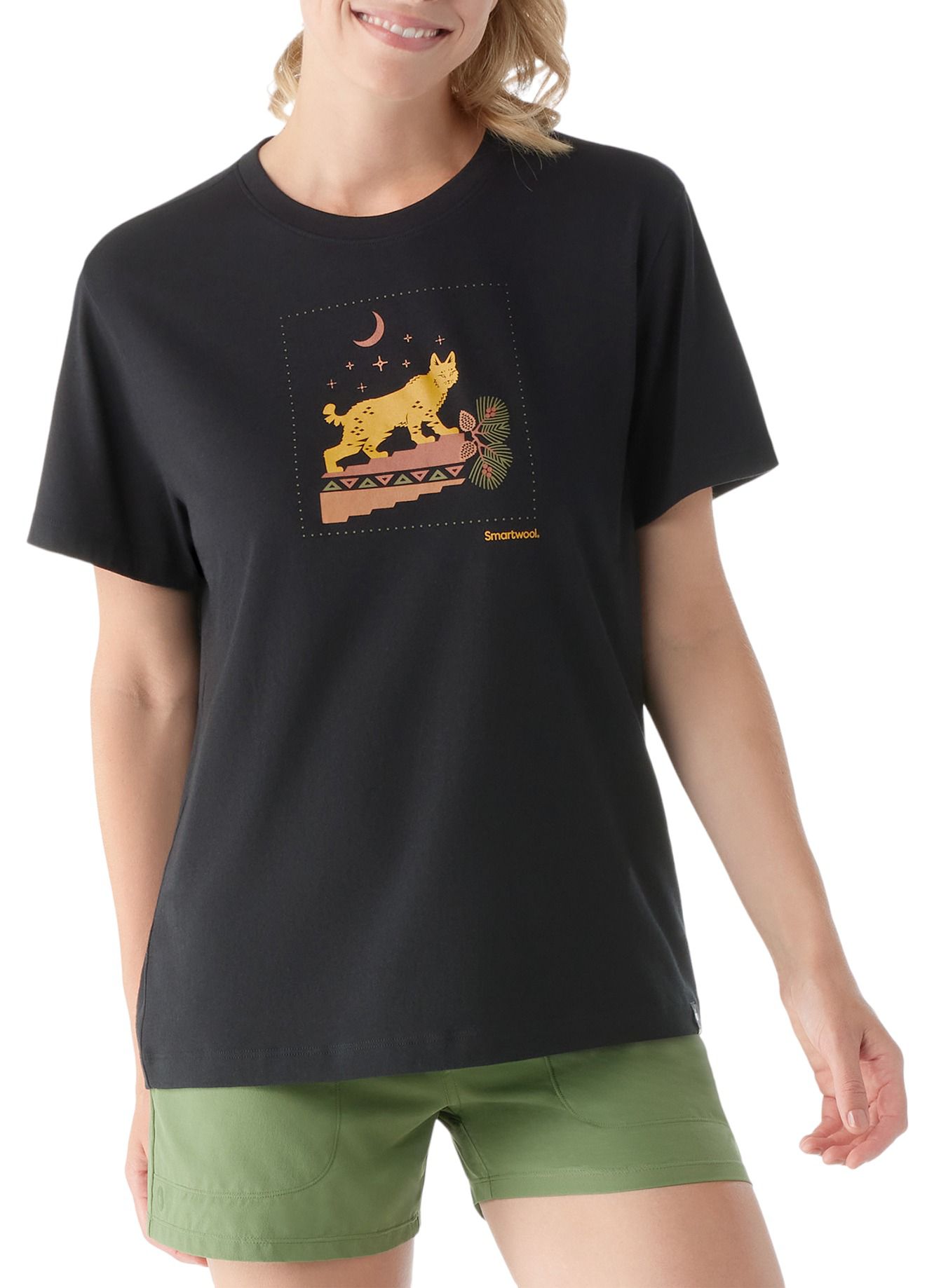 SmartWool Adult Nightfall In The Forest Graphic Short Sleeve T-Shirt, Men