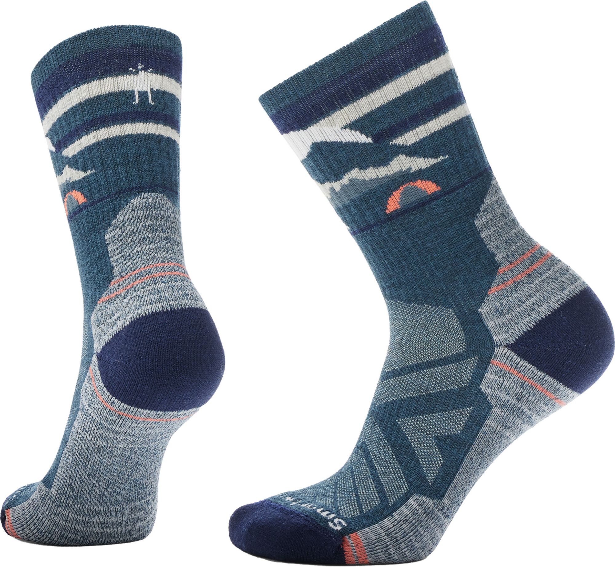 SmartWool Women's Hike Light Cushion Mountain Moon Crew Socks