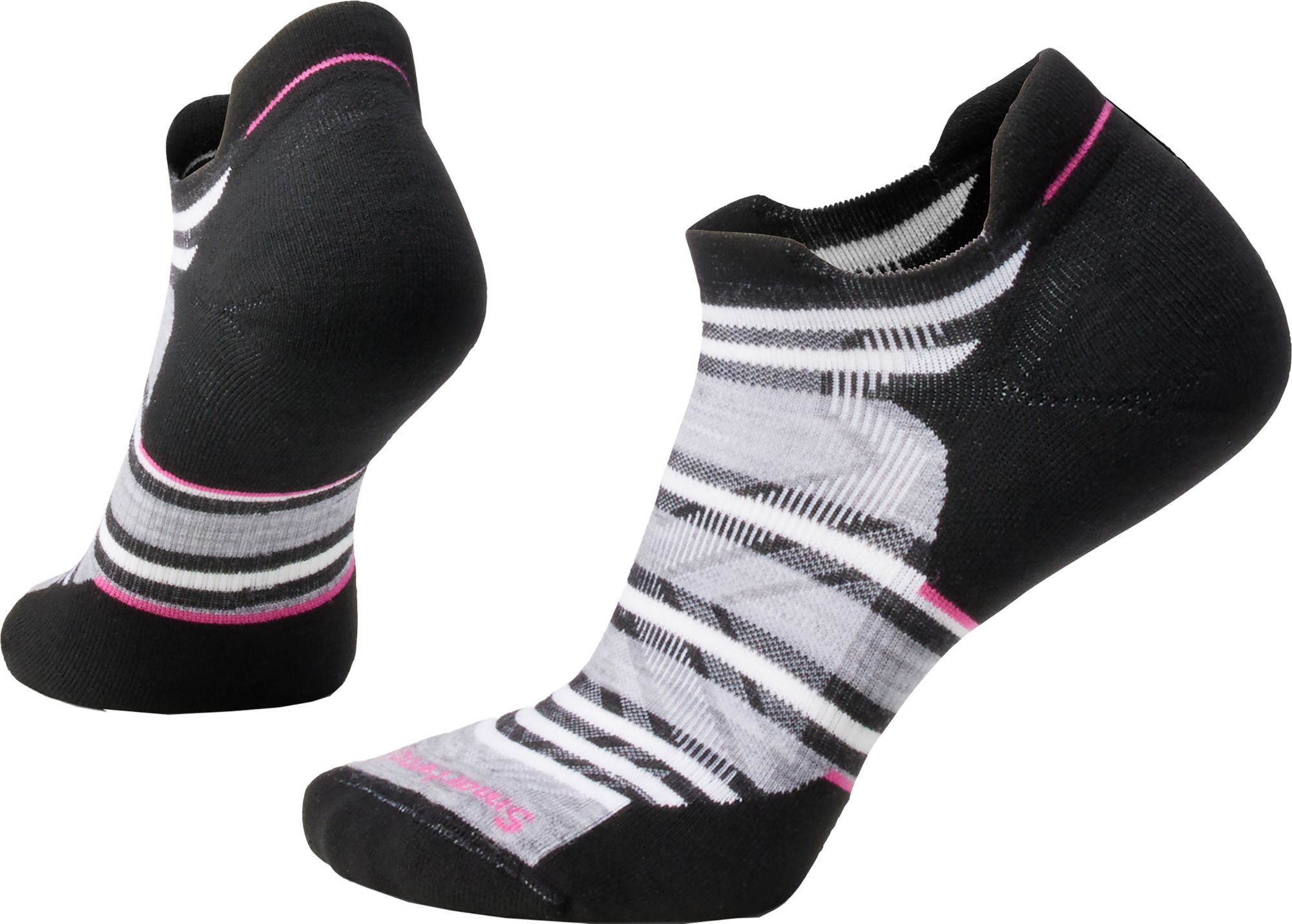 SmartWool Women's Run Targeted Cushion Stripe Low Ankle Socks