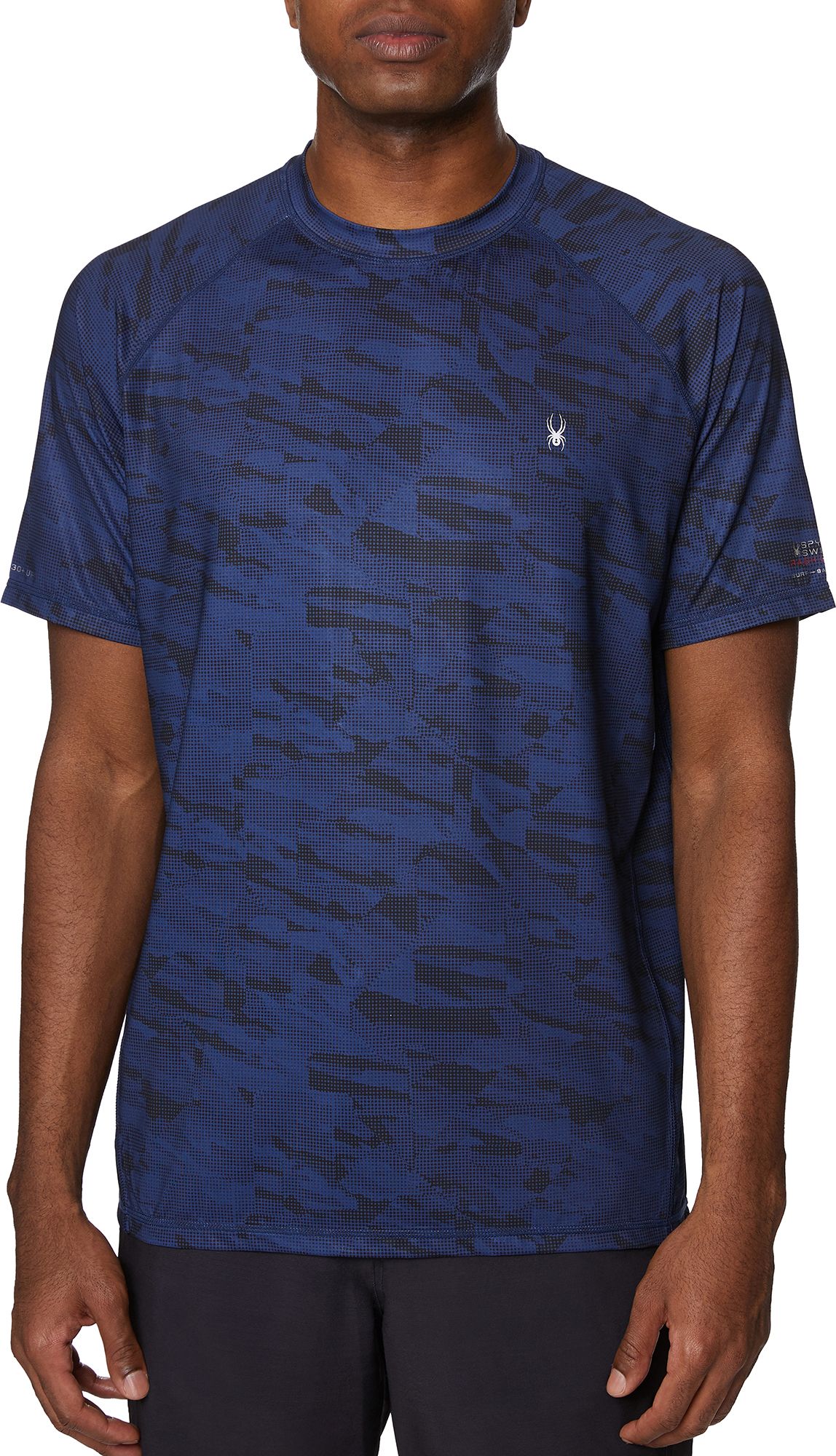 Spyder Men's Camo Short-Sleeved Rashguard