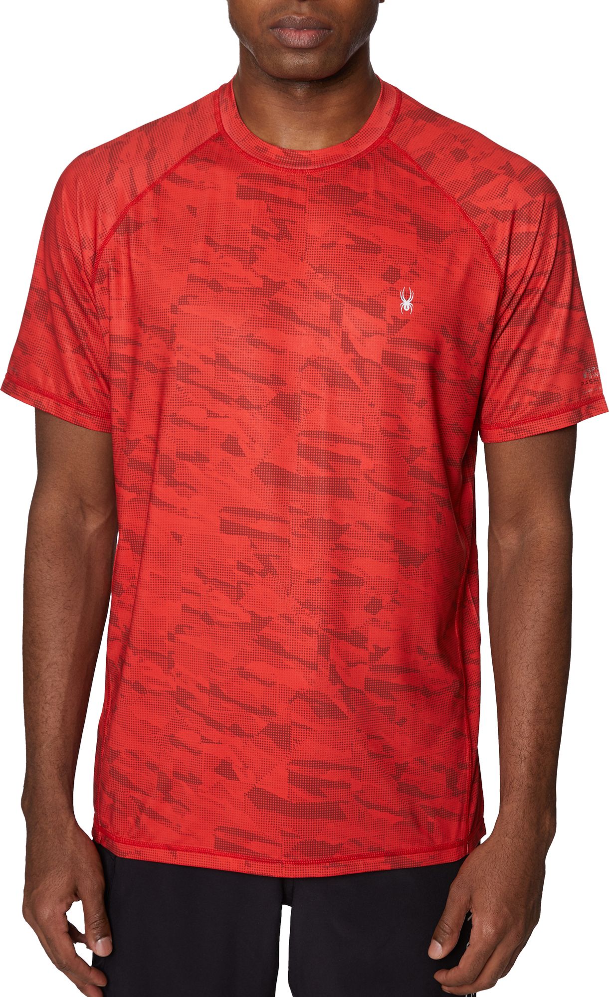 Spyder Men's Camo Short-Sleeved Rashguard