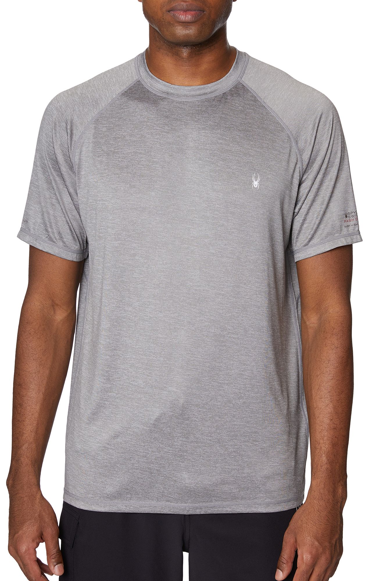 Spyder Men's Standard Heather Short Sleeve Rashguard
