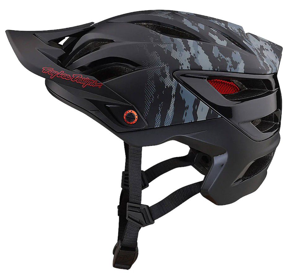 Photos - Bike Helmet TLD Troy Lee Designs A3 with MIPS Digi Camo Helmet, Medium/Large, Black 23SZFU 