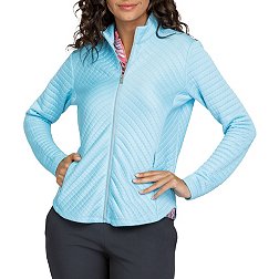 Tail Women's Long Sleeve Full-Zip Curved Hem Golf Jacket