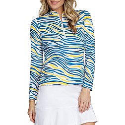 Tail Women's Long Sleeve 1/4 Zip Kit Golf Shirt