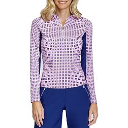Tail Women's Long Sleeve 1/4 Zip Shalia Golf Shirt