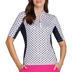 Tail Women's Notched Collar 1/4-Zip Golf Polo