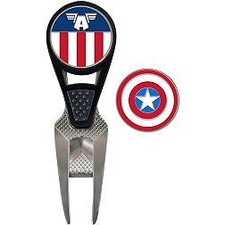 Team Effort Captain America CVX Divot Tool and Ball Marker Set
