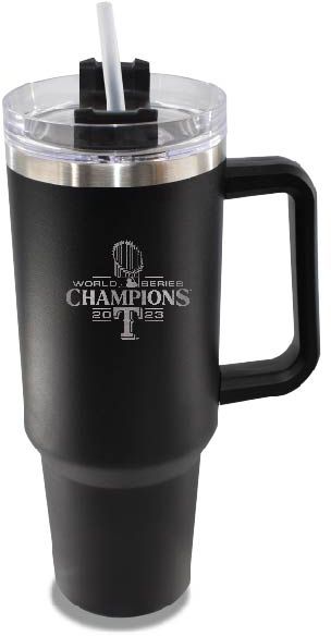 The Memory Company 2023 World Series Champions Texas Rangers 46oz. Colossal Tumbler