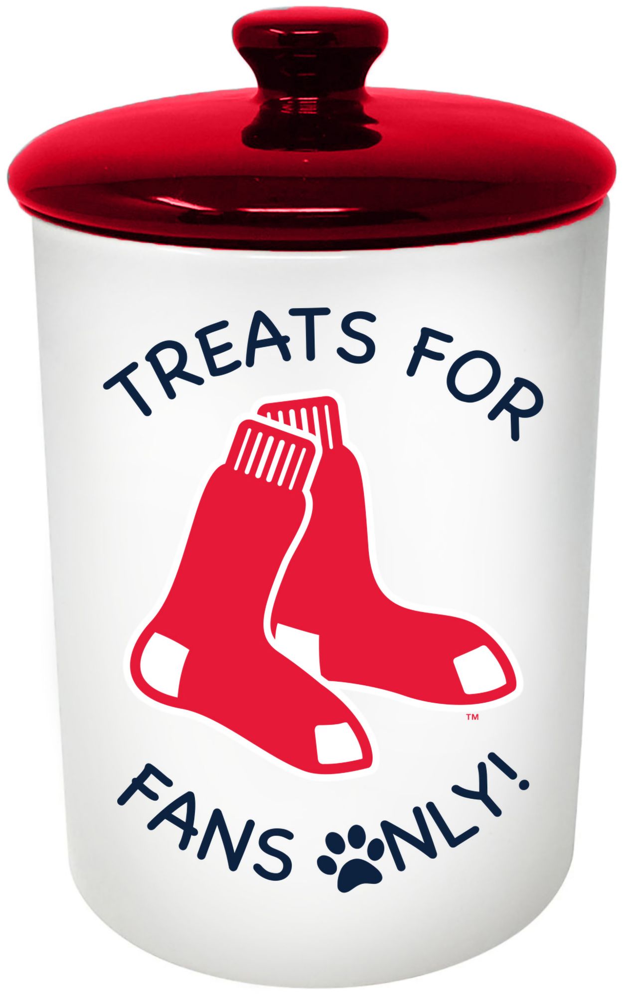 The Memory Company Boston Red Sox Pet Treat Cannister