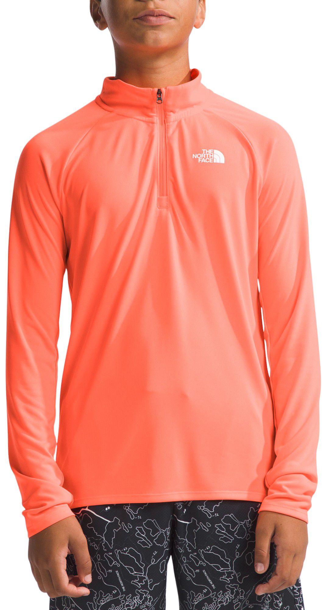 The North Face Kids' Never Stop 1/4 Zip Long Sleeve Shirt
