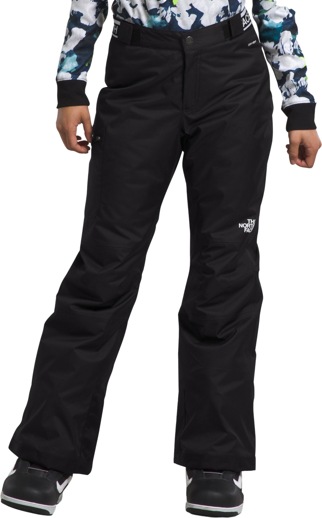 Photos - Ski Wear The North Face Girls' Freedom Insulated Pant, XS, TNF Black 23TNOGGRLSFRDM 
