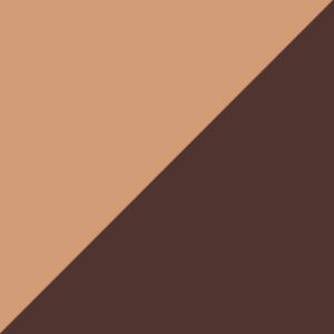 Almond Butter/ Coal Brown