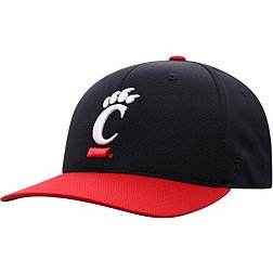 NCAA Adult Cincinnati Bearcats Black Reflex Flexfit Hat