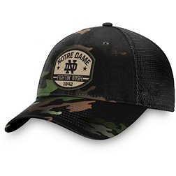 Top of the World Men's Notre Dame Fighting Irish Black Delegate Mesh Trucker Hat