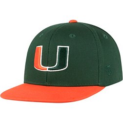 NCAA Youth Miami Hurricanes Green Maverick Adjustable Hat